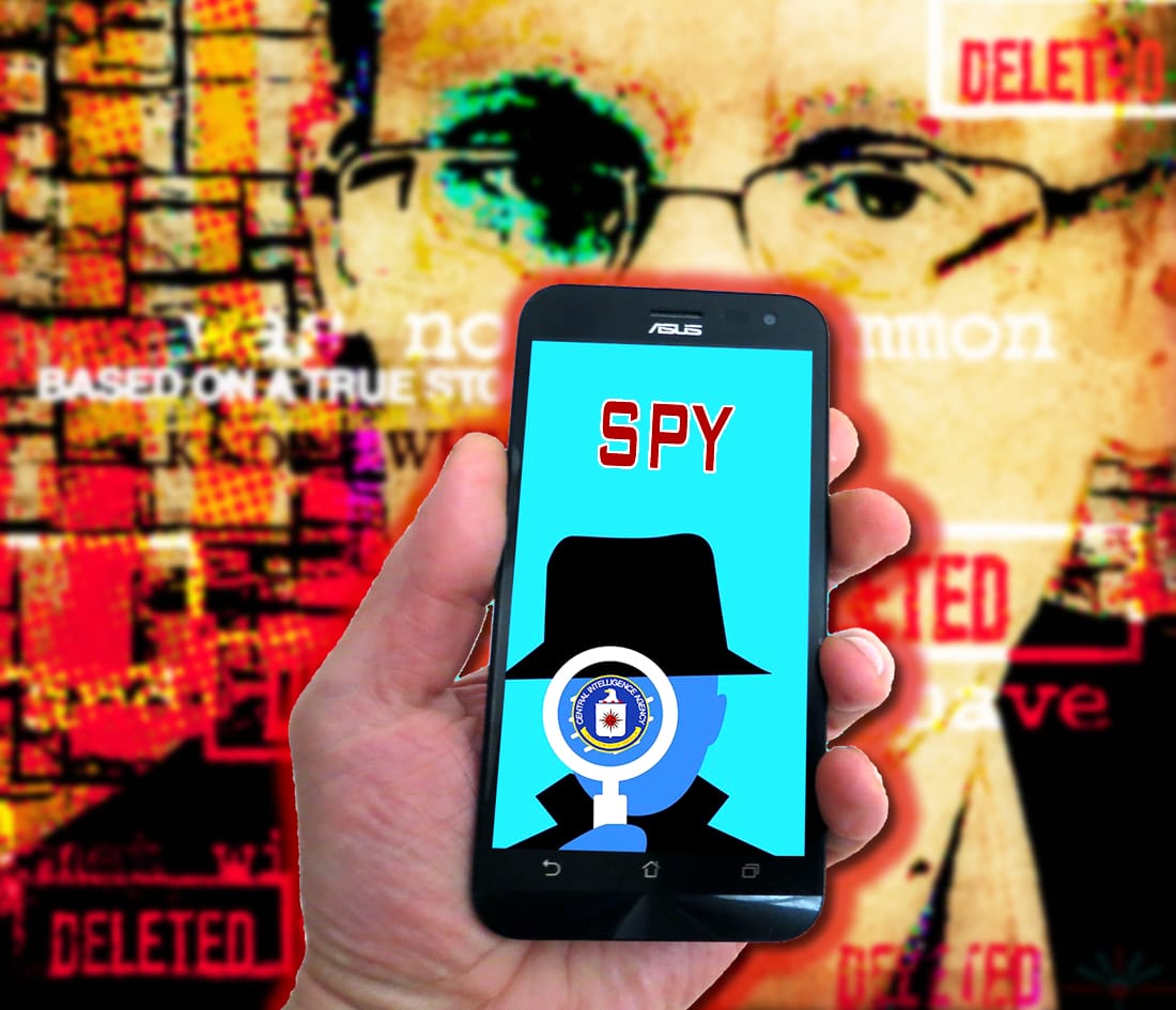 Edward Snowden smartphones espía
