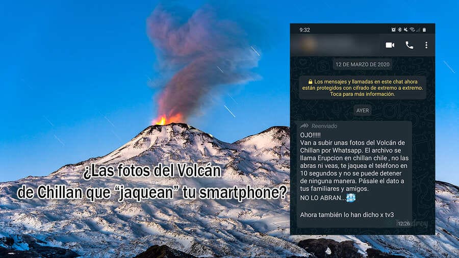 mensaje-WhatsApp-fotos-volcan-chillan
