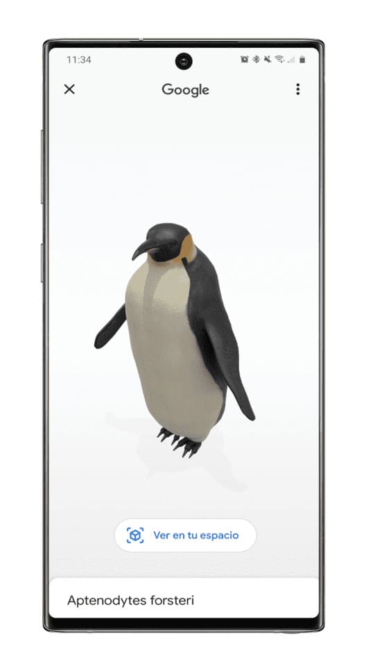 Google-animal-AR-pinguino-emperador