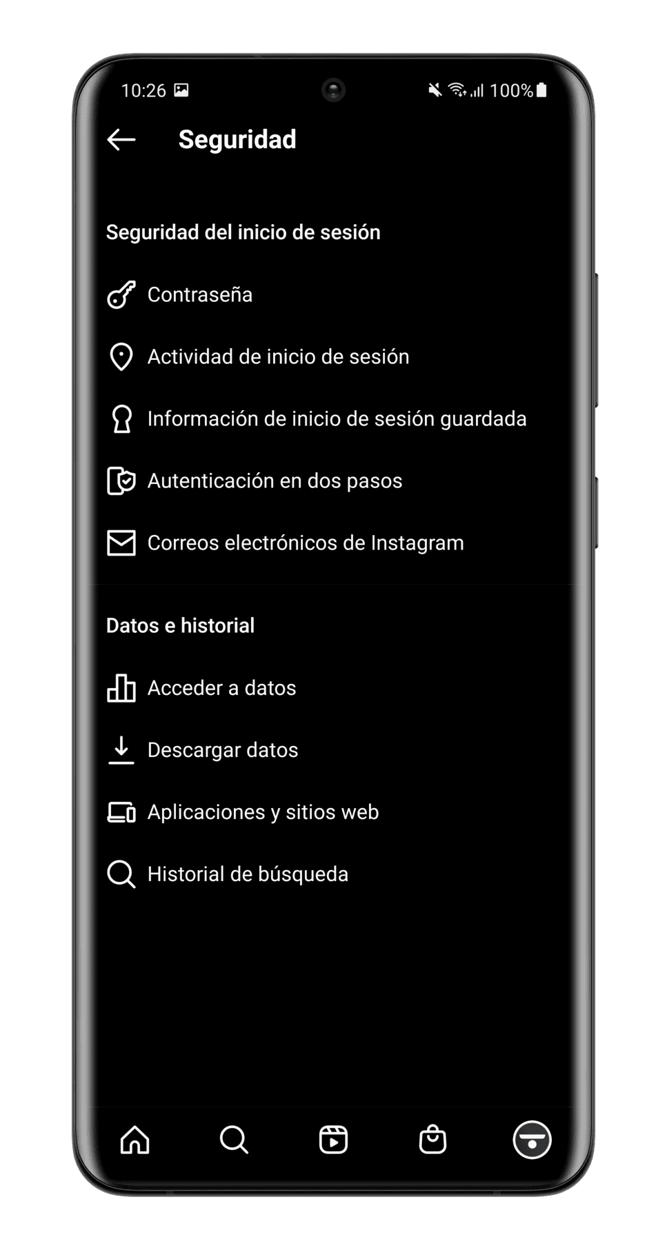 menu-seguridad-instagram-app